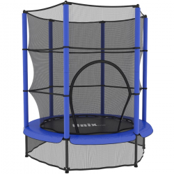 Батут UNIX Line для детей Kids 4.6 ft (140 см) синий